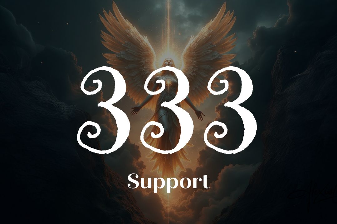 Artist seeing 333 numbers while creating, surrounded by creative energy and divine inspiration