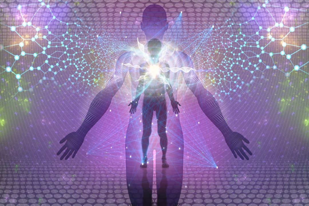 calm person transforming anxiety spiritual power meditation healing